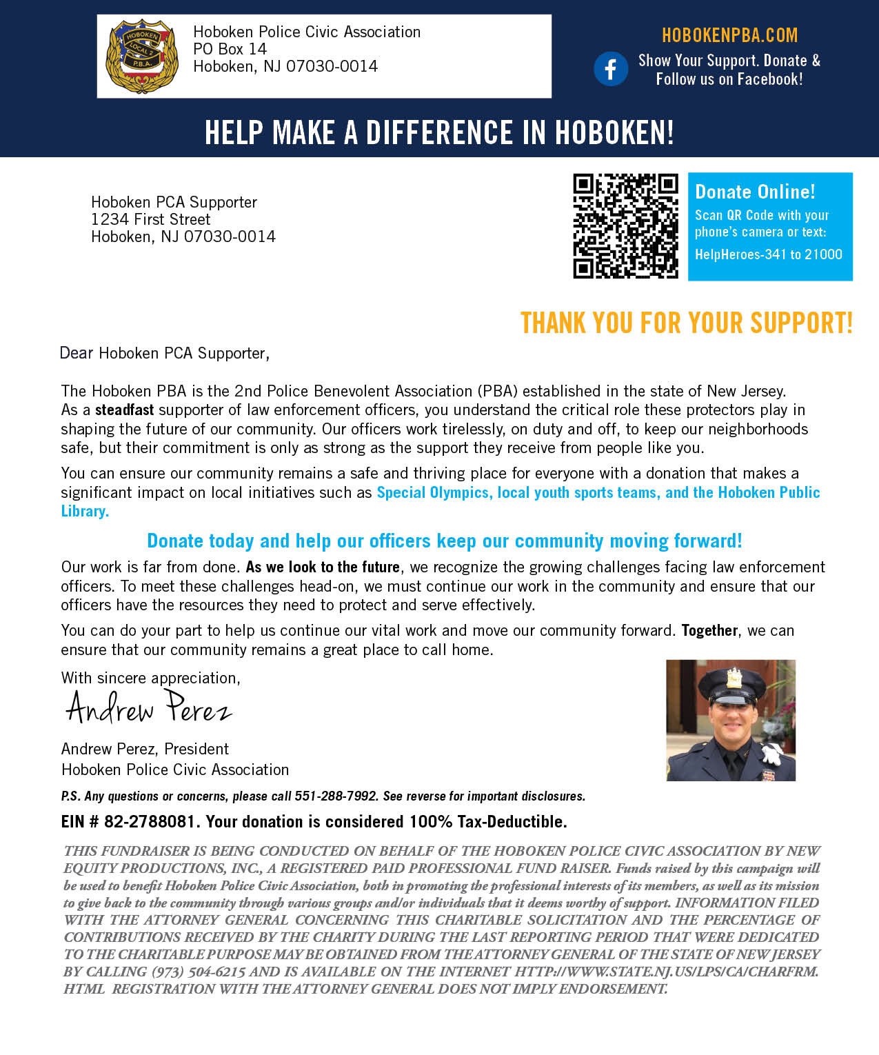 Donation Letter