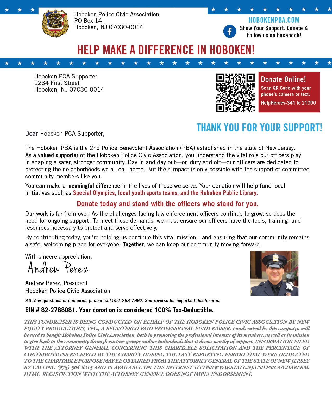 Donation Letter